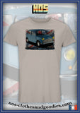 tee shirt unisex Austin mini bleue UK