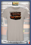 tee shirt BMW E9 3.00CSL 2800 Orange 1973