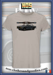 BMW E9 3.00CS 1973 gray t-shirt