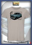 tee shirt unisex chevrolet C10 bleu 1960