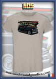 tee shirt unisex chevrolet Fleetline aersedan 1948 noire