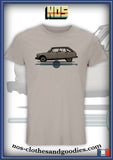 tee shirt unisex citroën Ami 8 beige profil 1974