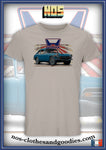 tee shirt unisex Honda S800 bleue