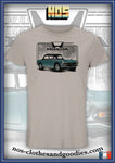 tee shirt unisex Honda S800 verte décapotable