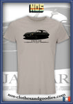 tee shirt unisex jaguar type E 1961 B/W