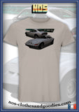 tee shirt unisex Opel GT 1900 blanche av/ar
