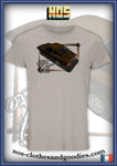 unisex t-shirt Opel GT 1900 brown 1973