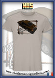 unisex t-shirt Opel GT 1900 brown 1973