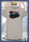 unisex t-shirt Opel Olympia blue 1952