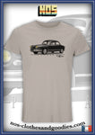 Tee shirt unisex Panhard PL17 noir et blanc