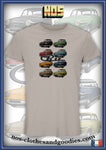 Tee shirt unisex Panhard PL17 multicolor