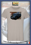 unisex t-shirt Peugeot 202 blue