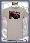tee shirt unisex Peugeot 202 rouge