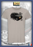 tee shirt unisex Peugeot 205 1.9 GTI noire "avant"