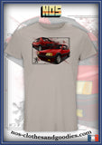 tee shirt unisex Peugeot 205 GTI Rouge
