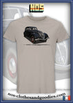 tee shirt unisex Peugeot 402 noire