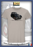 tee shirt unisex Peugeot 402 noire