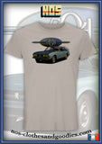 tee shirt Peugeot 504 coupé verte