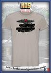tee shirt unisex Pontiac GTO découvrable noire
