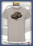 tee shirt unisex Renault 4cv beige