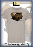 tee shirt Renault 4L Marron