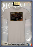 tee shirt unisex Renault 4cv red purple