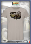 Tee shirt unisex Renault Juvaquatre bicolor