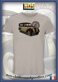 Tee shirt unisex Renault Juvaquatre bicolor