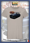tee shirt unisex Simca aronde grand large bleu