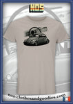 unisex t-shirt VW beetle and dashboard 2