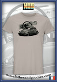 unisex t-shirt VW beetle and dashboard 2