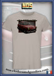 Red VW fastback unisex t-shirt