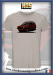 tee shirt VW golf rouge