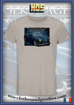 tee shirt unisex notchback type 3 bleu vw