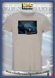 tee shirt unisex notchback type 3 bleu vw