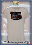 tee shirt unisex VW Combi / van rouge