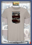 unisex t-shirt VW combi split 1965 front/rear