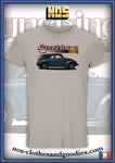tee shirt unisex VW cox cab 1600  sunshine 1979