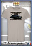 tee shirt unisex VW cox cabriolet grise