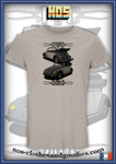 tee shirt unisex VW cox cabriolet bi ton 1959