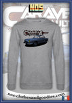 classic unisex sweatshirt Renault Caravelle blue 1965