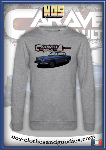 sweat classique unisex Renault Caravelle bleue 1965