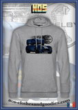 Unisex hooded zip sweatshirt AC cobra 427 S/C 1966 "S"