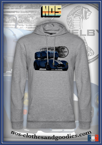 Unisex hooded zip sweatshirt AC cobra 427 S/C 1966 "S"