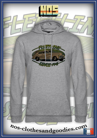 unisex hooded zip sweatshirt Chevrolet Fleetline aerosedan 1942