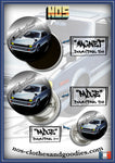 Badge / magnet / porte clé décapsuleur HONDA prélude mk1 grise