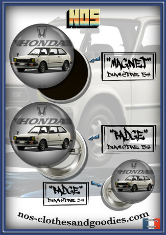 Badge / magnet / porte clé décapsuleur HONDA civic mk2