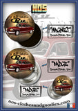 Badge /Magnet/ porte clé décapsuleur  Panhard PL 17 Rouge 1961