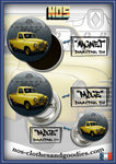 Badge /Magnet/ porte clé décapsuleur  Renault colorale pick up