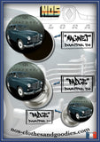Badge /Magnet/ porte clé décapsuleur  Renault colorale verte